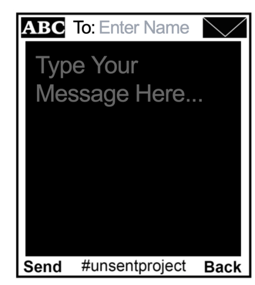 The Unsent Project submission form